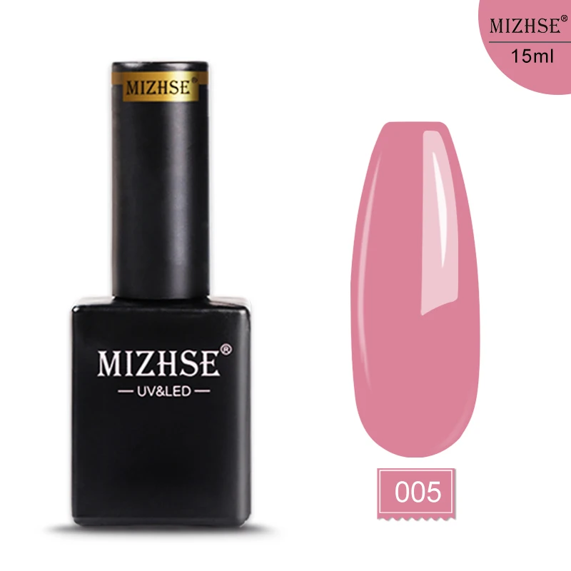 E005 MIZHSE, 15 мл, Гель-лак, УФ светодиодный лак для ногтей, для маникюра, 72 цвета, Гель-лак, Полупостоянный, отмачиваемый, УФ гель для ногтей, маникюр - Цвет: E005