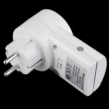 

2020 1 pc EU Plug Wireless Remote Control Power Outlet Light Switch Socket 1 Remote EU Plug Newest High Quality
