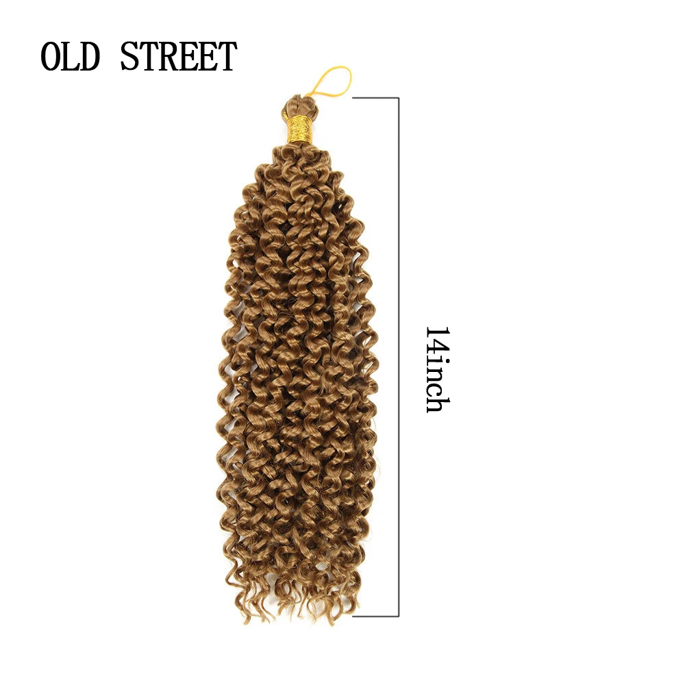 

14" Braiding Hair Extensions Wave Crochet Braids Bundles Freetress Afro Synthetic kinky Twist