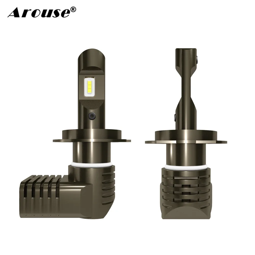Ароуз 9005 H7 H11 9006 50 Вт 8000LM 6000 К CSP светодиодный авто фары H4 Hi короче спереди и длиннее сзади) Автомобильный светодиодный фары для авто светодиодный светильник освещение лампы 12v 24v