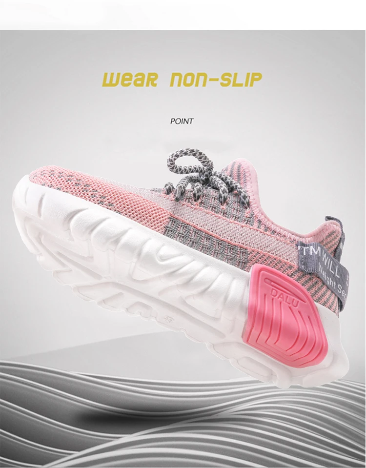 Обувь для девочек весна и AutumnNewStyleBoys'Shoes CasualShoesFlyloomShoesChildren обувь дышащая обувь студентов обувь
