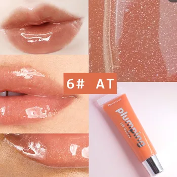 Hydraterende Gloss Plumping Lipgloss Lip Voller Make Up Glitter Voedzaam Vloeibare Lipstick Cherry Liquid Duidelijk