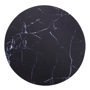 

Computer Mouse Pad Round Table Game Marble Line Mouse Pad Non-Slip Rubber Pad