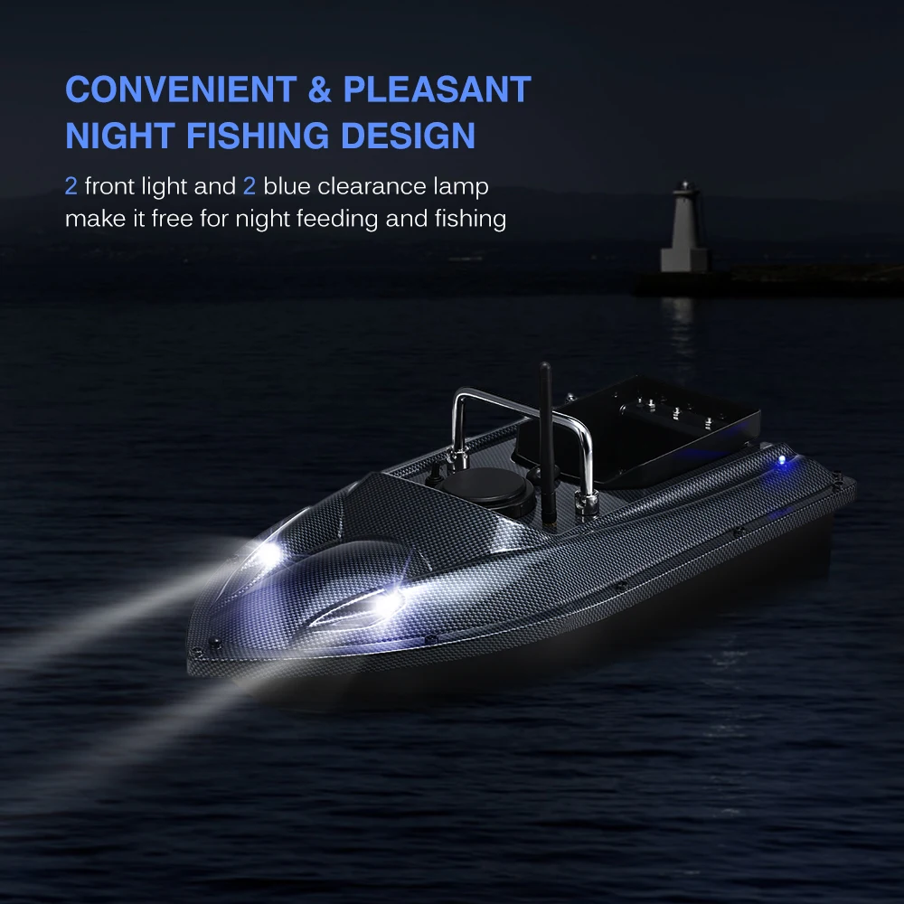 Wireless Remote Control Fishing Feeder Fishing Nesting Device Smart Fishing Bait Boat Toy RC Fishing Boat for Adults Beginners
