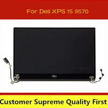Genuine 15.6 para dell xps 15 9570 uhd lcd display led tela de toque montagem completa