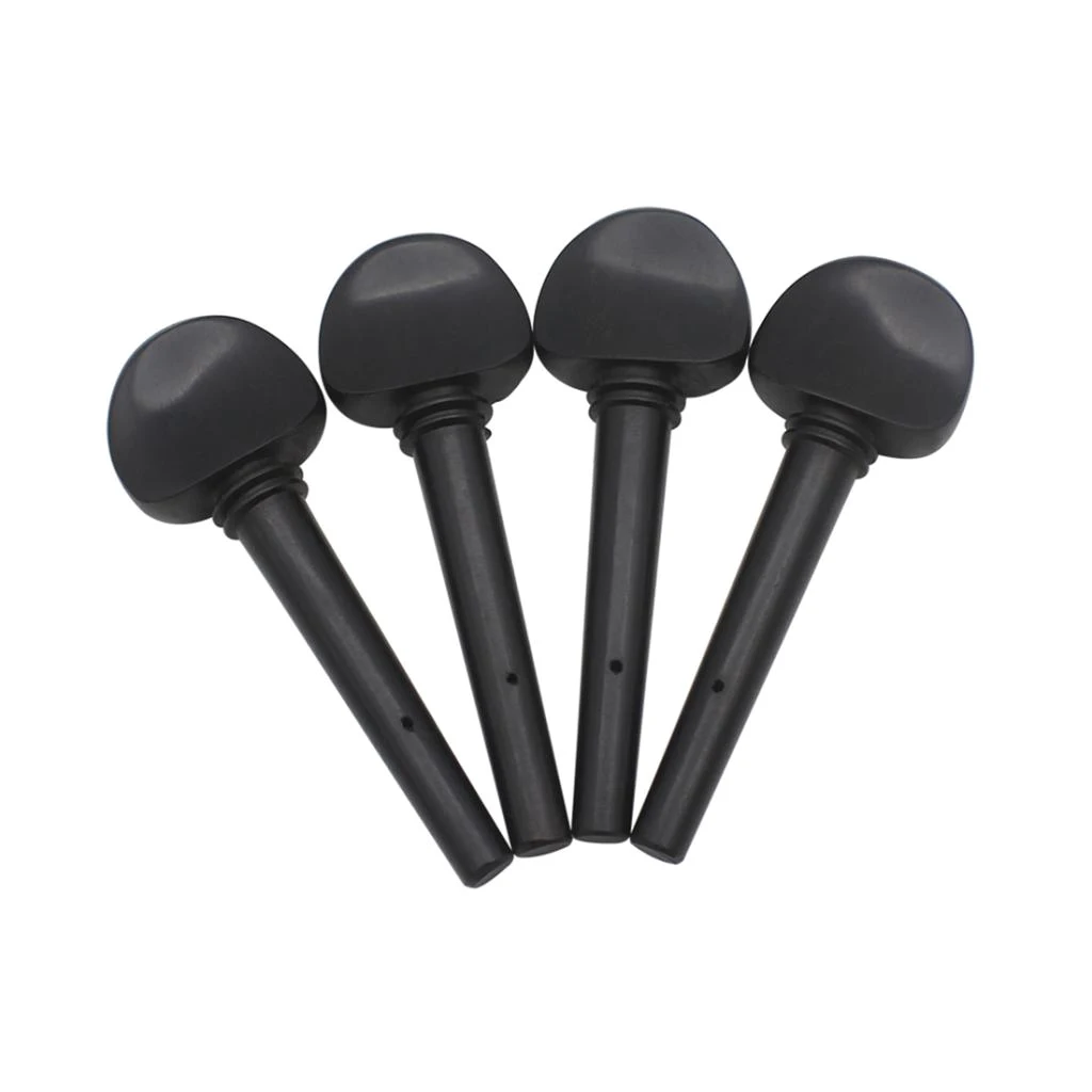 Cello Tuning Pegs 4Pcs/Pack Ebony Cello Machine Heads