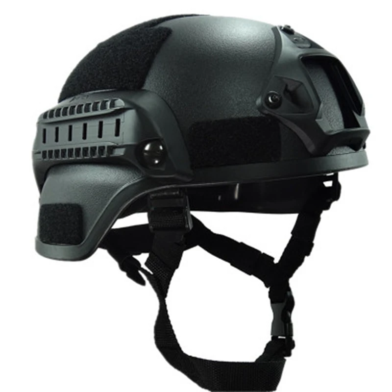 Tactical Airsoft OP Devgru Style MICH Fast Maritime Helmet NVG Mount Light DE 