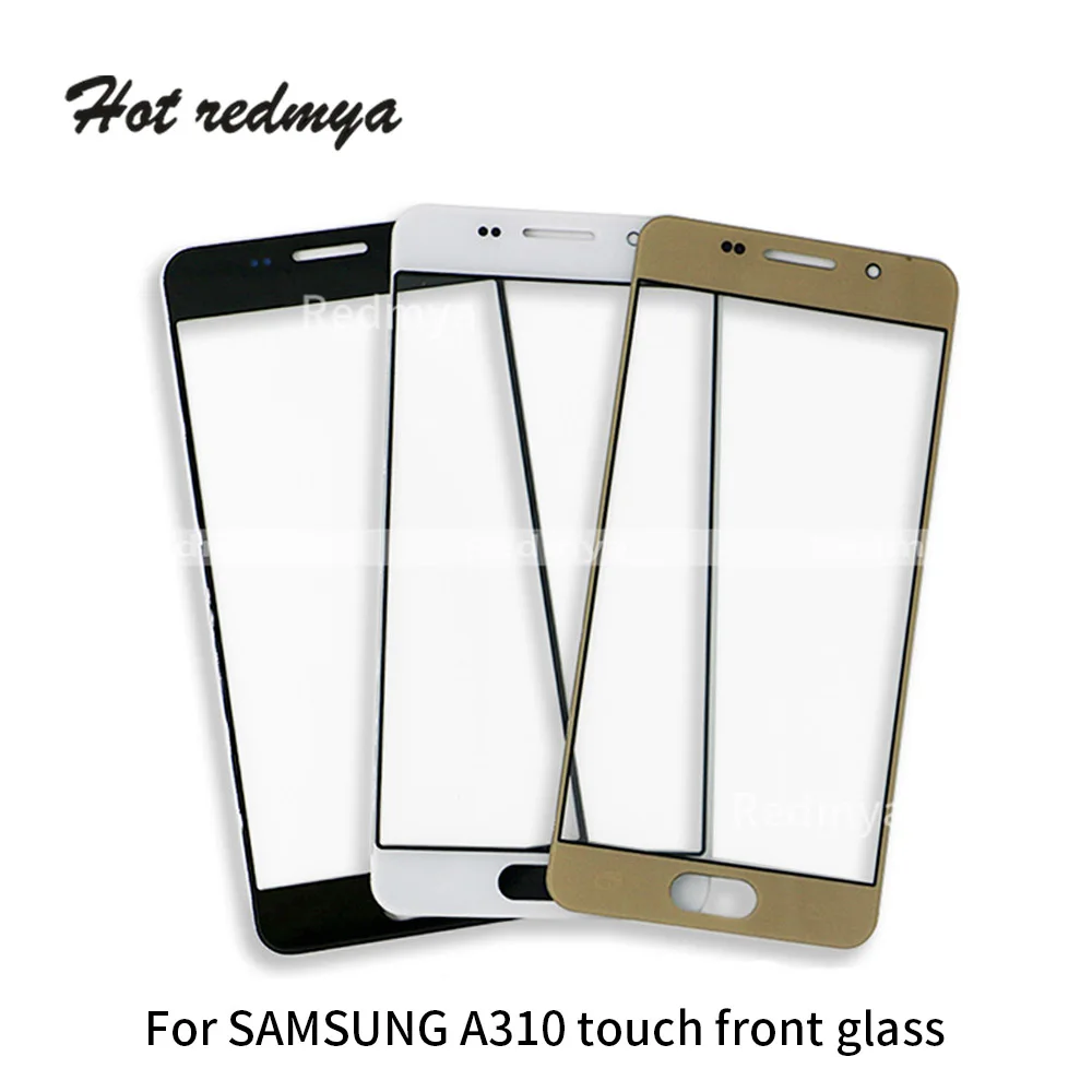 Полный корпус со средней рамкой для samsung A3 A310 A310F ЖК-переднее стекло+ металлический корпус со средней рамкой+ Задняя стеклянная крышка батареи