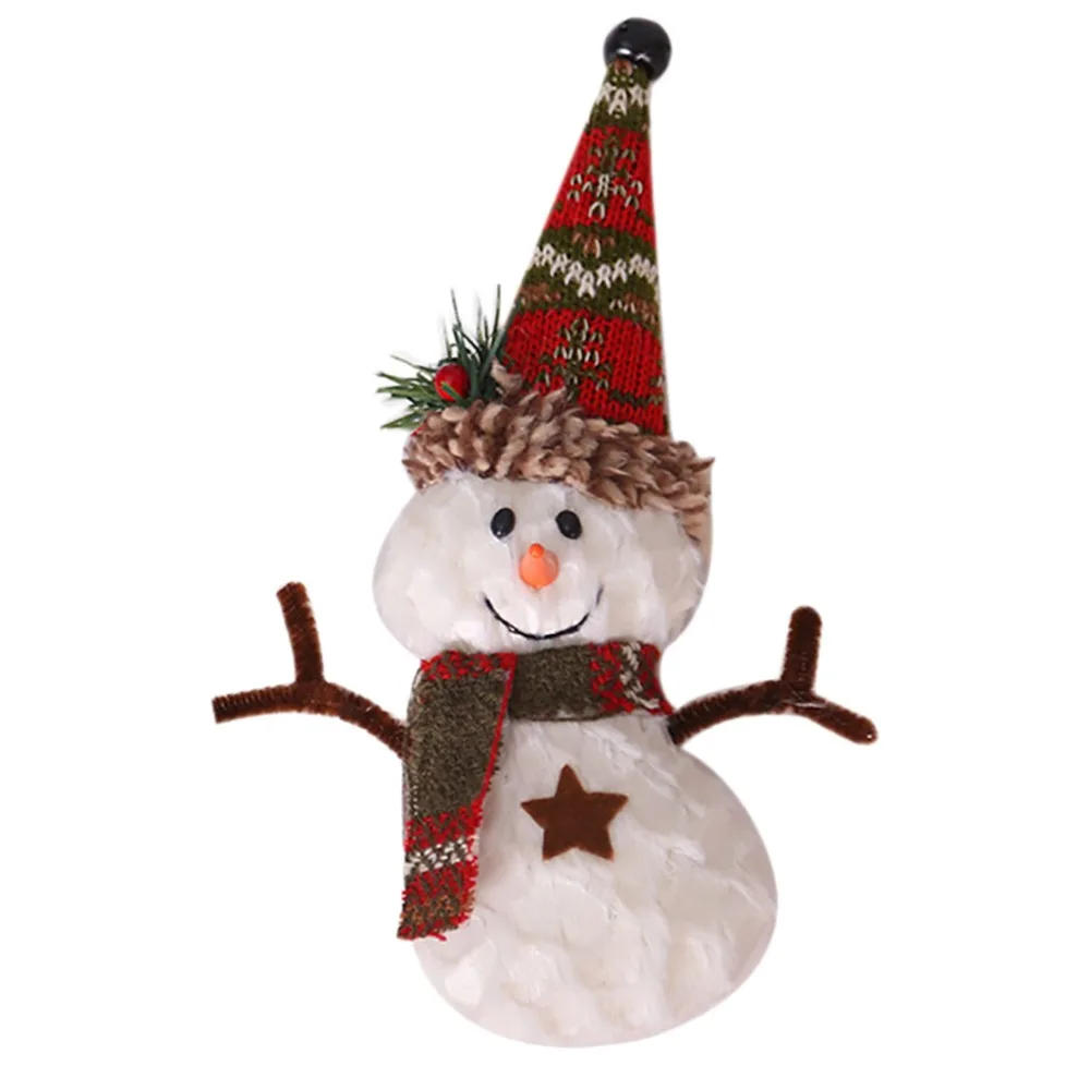 Christmas Decoration Doll Ornaments Elk Gift Window Table Simple новый год 2020 украшения (1)