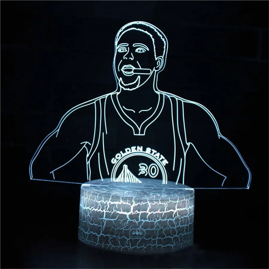 MY-723 Светодиодный ночник 3D USB, акриловый пульт дистанционного управления, ночной Светильник GY010, украшение для дома, подарок для мальчиков, светодиодный ночник - Испускаемый цвет: MY-723