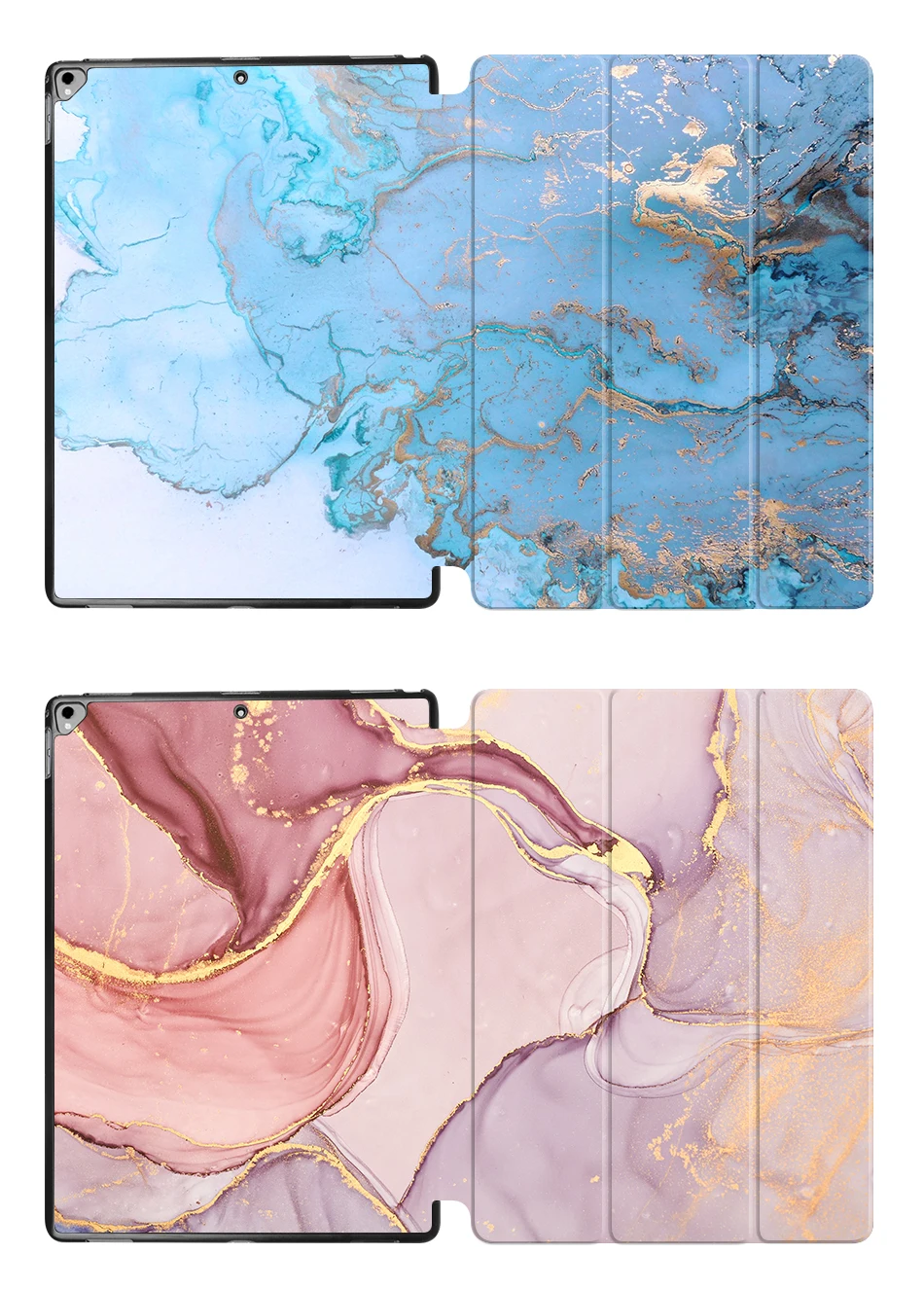 MTT Чехол для iPad Pro 12,9 дюймов мраморная текстура искусственная кожа откидной смарт-чехол для планшета A1584 A1652 A1670 A1671