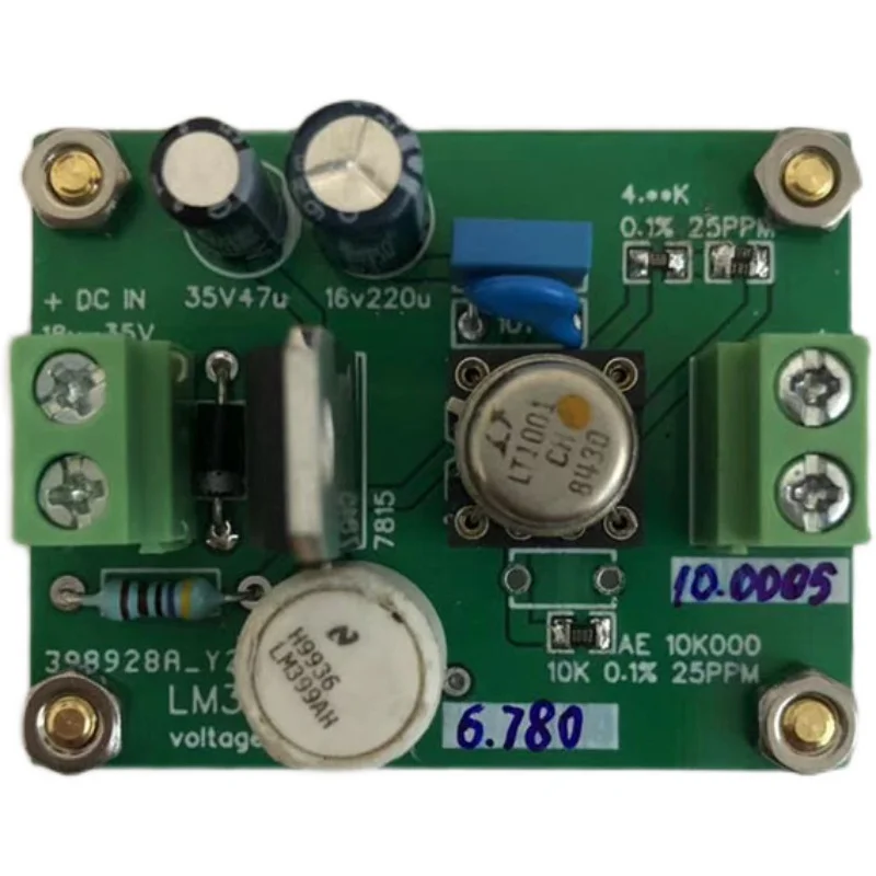 Fuente de referencia de voltaje LM399 Calibración de multímetros de tres y medio cuatro y medio bit, 10V