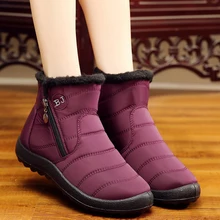 Женские ботинки зимние ботинки женская теплая обувь зимние ботинки повседневная обувь Большие размеры