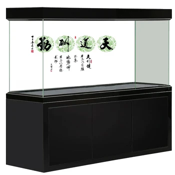 

[JX-1057] Fish Tank Background HD Calligraphy Series Aquarium Sticker Mural Decoration Painting Pattern Size Can Be Customized