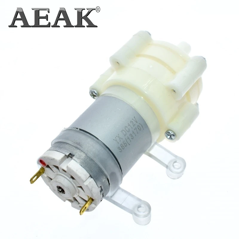 AEAK DC6 12V R385 аквариумный Круглый водяной воздушный DC диафрагменный насос