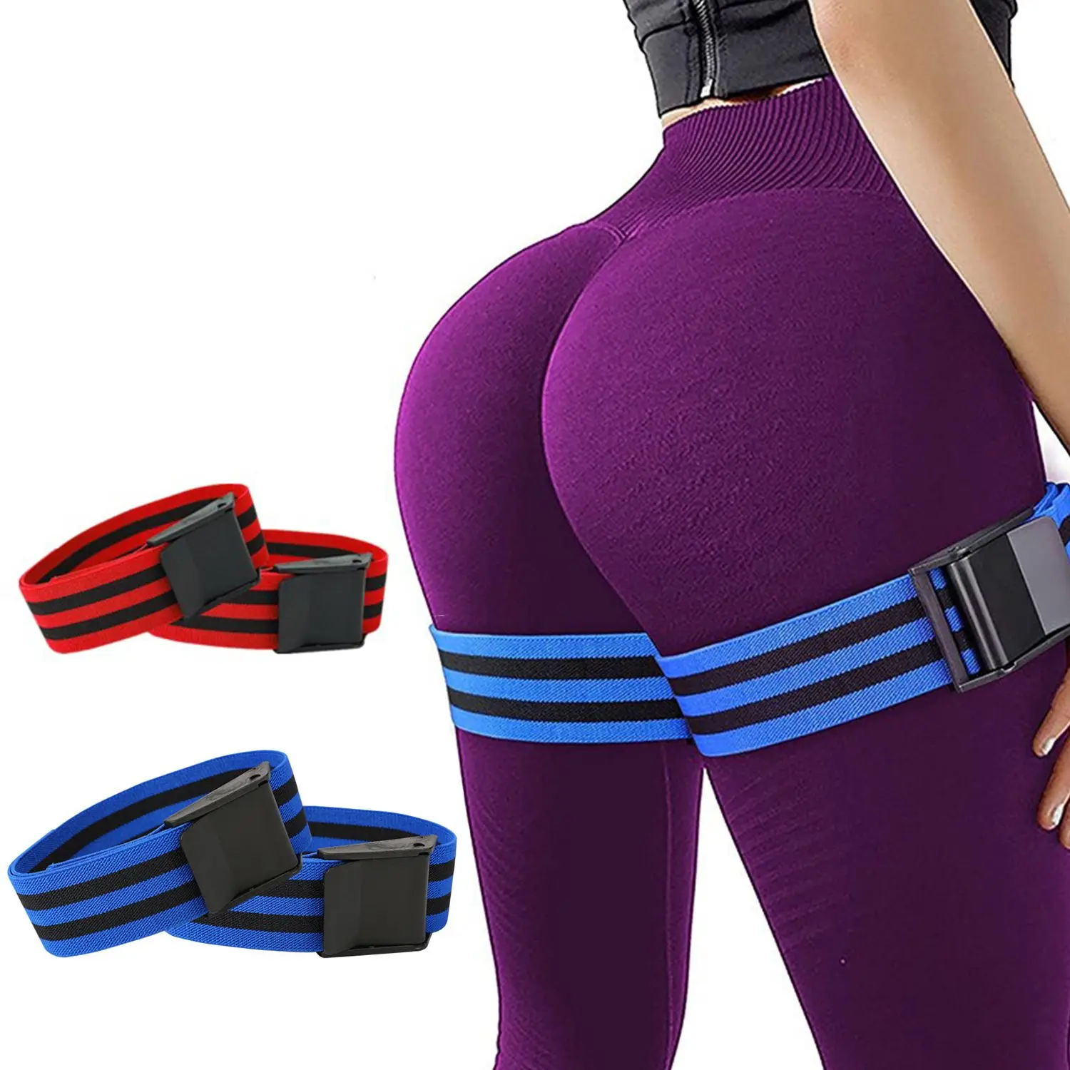 2Pcs BFR Blood Flow Restriction Bands Occlusion Training for Women Glutes & Hip Building Sports Accessories | Спорт и развлечения