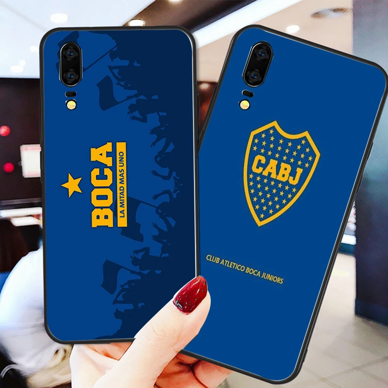 

Phone Case Tevez For Huawei Mate10 Lite 20X Black Soft TPU DIY Case For Boca Juniors FC Nova5 Mate 9 P30 Pro G10 Nova5 Pro 5i