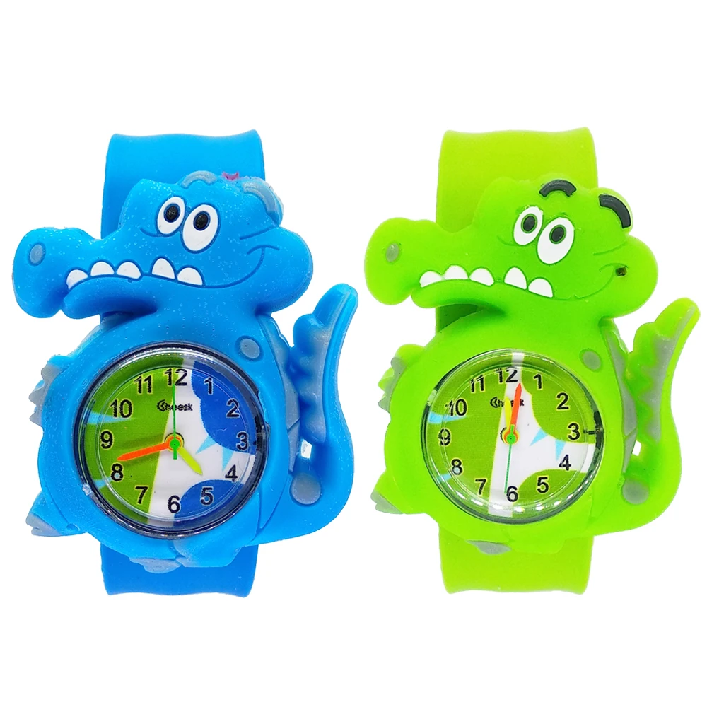 Fashion 3D Crocodile Watches Kids Mickey Toys Children Watch Boys Students Sports Clock Child Girls Analog 1