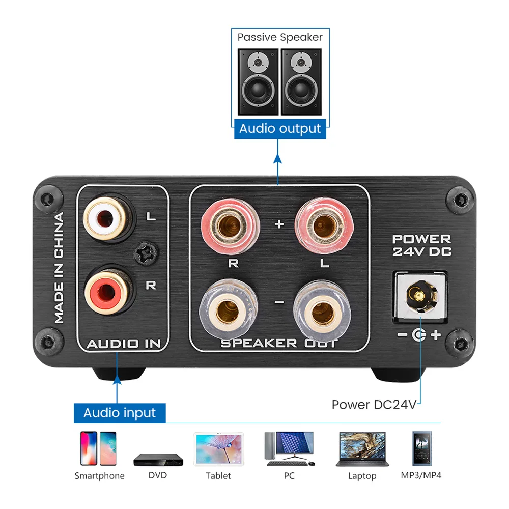 Цифровой усилитель звука FX Audio Hi Fi 2 0 Стерео усилители высокой мощности домашний