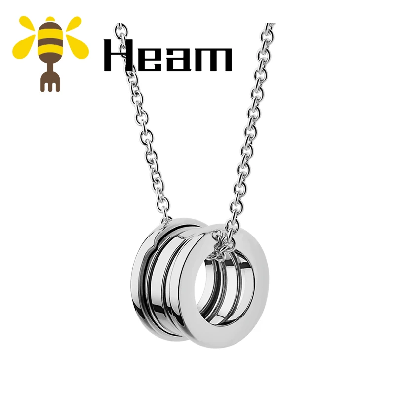 Heam,, высокое качество, Стерлинговое Серебро 925 пробы, болгарийское ожерелье для женщин, керамическая Весенняя форма, модное ювелирное изделие, подарок для пары - Окраска металла: style 4