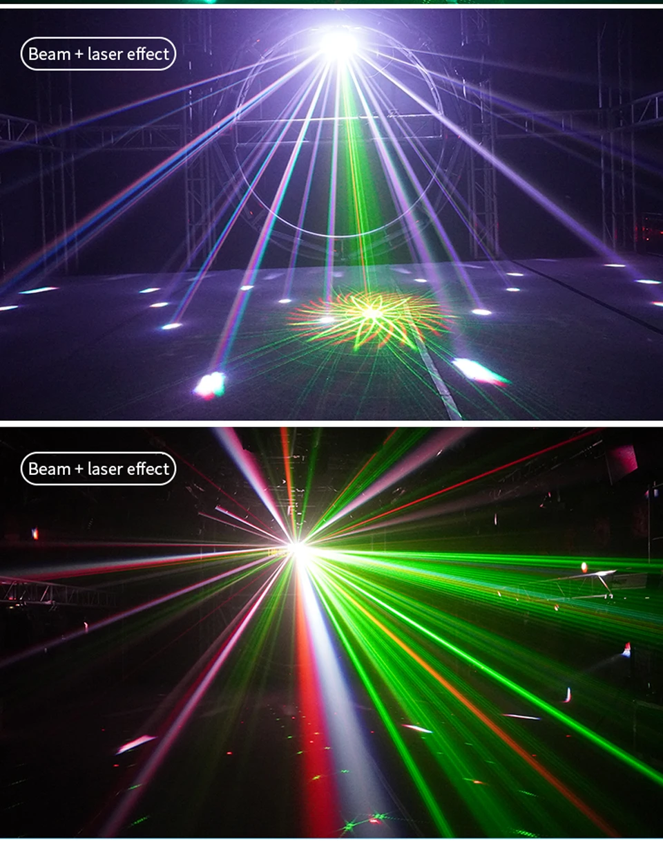 RGB Colorful Led Double-layer Butterfly Lights DMX Controller Stage Effect Light