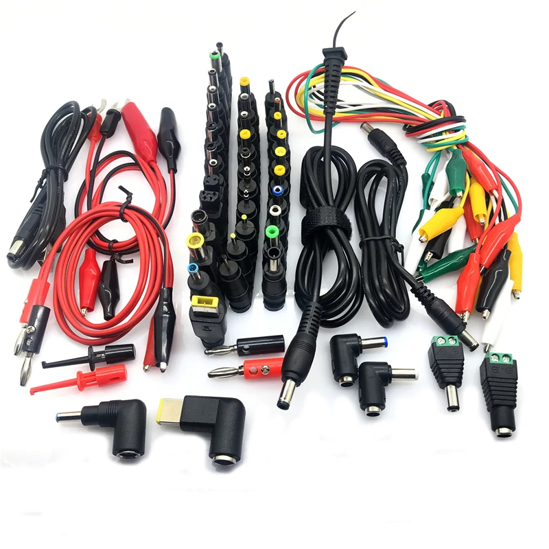 Universal Laptop Power Adapter Set - 34-Piece DC Power Supply Connector Kit