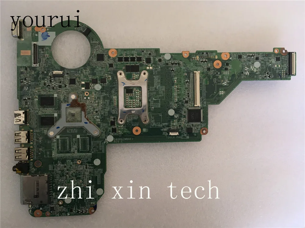 Yourui для материнской платы ноутбука hp 14-E 15-E 17-E 720459-001 720459-601 DA0R62MB6E1 полностью протестирован ОК