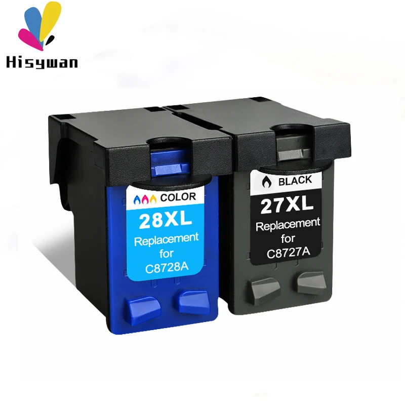 27xl 28XL переработанного чернильного картриджа для hp 27 28 чернилами hp Deskjet 3320 3325 3420 3535 3550 3650 3744 Officejet 4211 4212 4215 4219 4251 4255 принтер