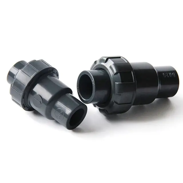 PVC Pipe Fittings Check Valve Plumbing System Fittings 20mm, 51 OFF