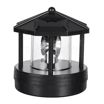 

Solar LED Rotating Lighthouse Light Garden Yard Lawn Lamp Lighting Outdoor Home Decor BV789