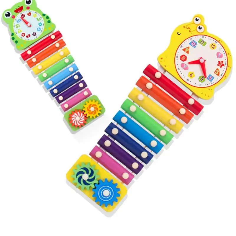 8 Scales Musical Xylophone Baby Kids Music Educational Developmental Montessori Wooden Toys for Children Birthday Xmas Gifts