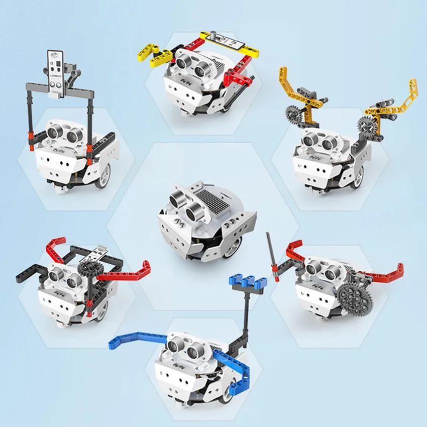 Yahboom Scratch Graphical Programming Robot Qbot Pro Education Robot Smart Car Compatible with Arduino RC car Gift