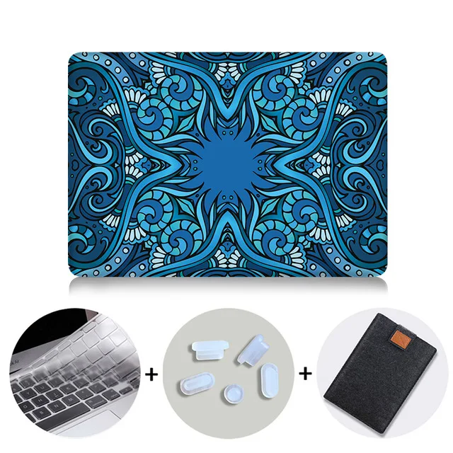 MB11 Чехол MTT с пейсли для Macbook Pro 13,3, 15,4 дюймов, чехол для ноутбука mac book Air Pro retina 11, 12, 13, 15, с сенсорной панелью - Цвет: MB11