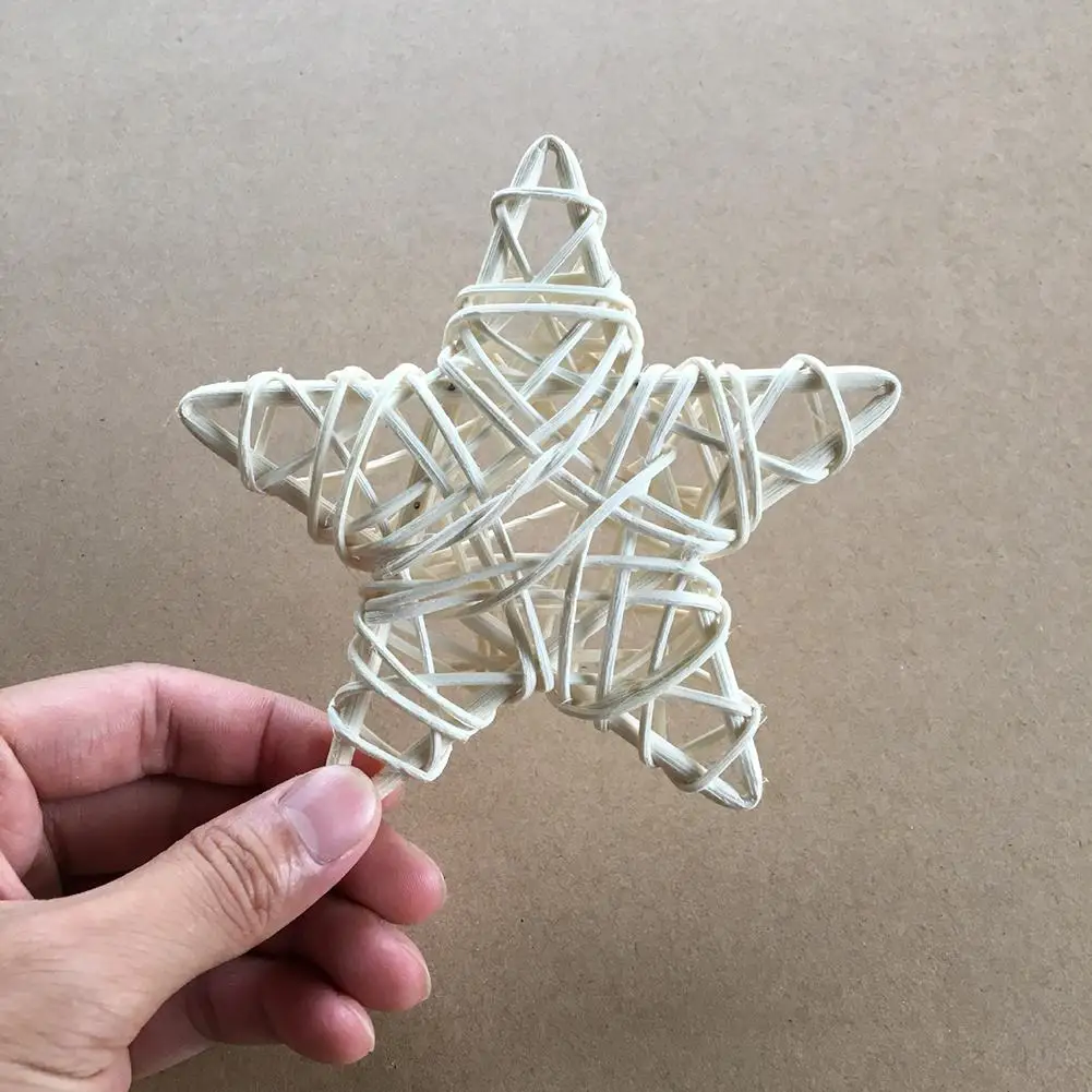 Christmas Natural Rattan Vine DIY Star Wreath Garland Party Tree Home Window Decor Ornament | Дом и сад