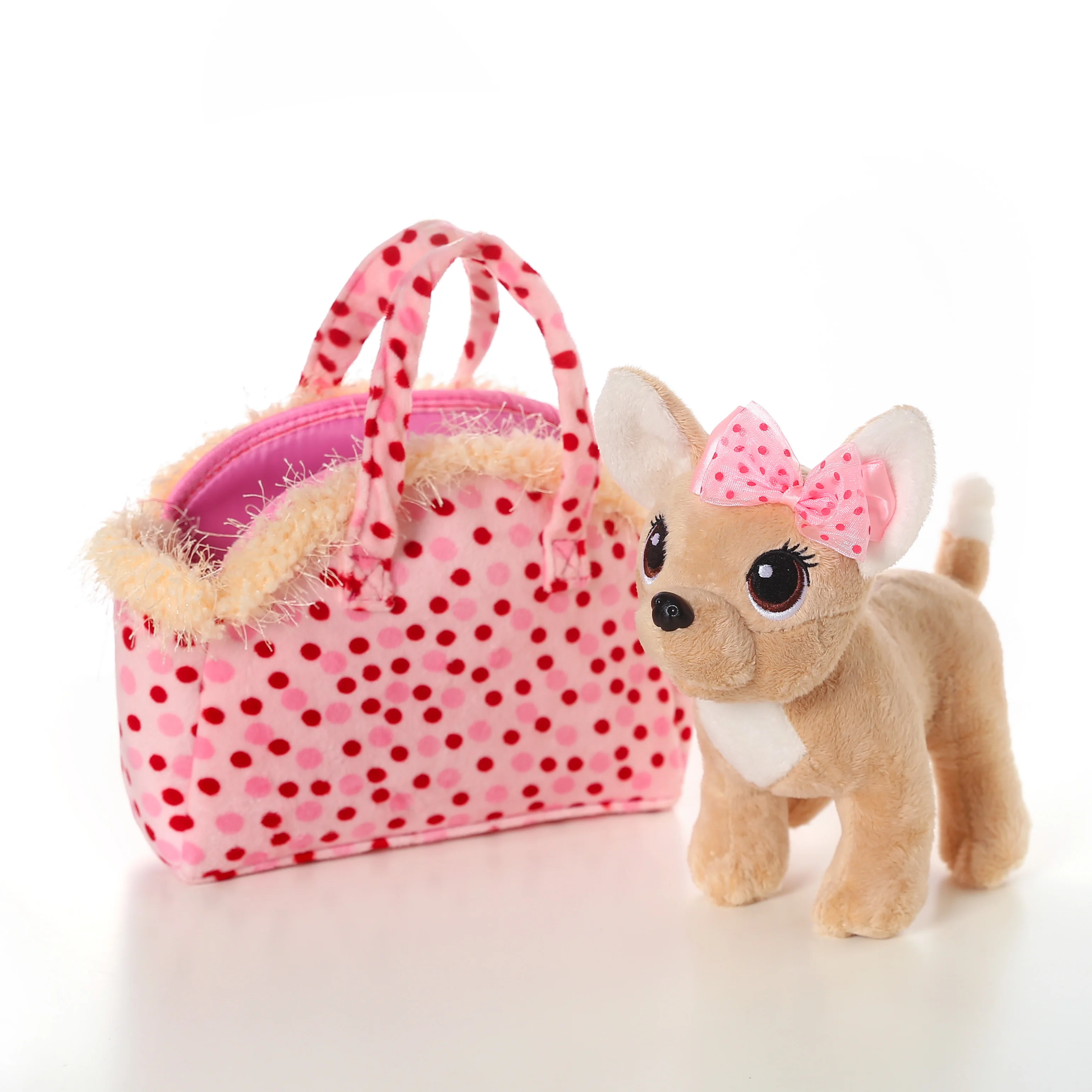 Chi Dog And Bag Girl Gift Stuffed Animal Plush Toy Shopping Tote Dress Simulation Pet | Игрушки и хобби