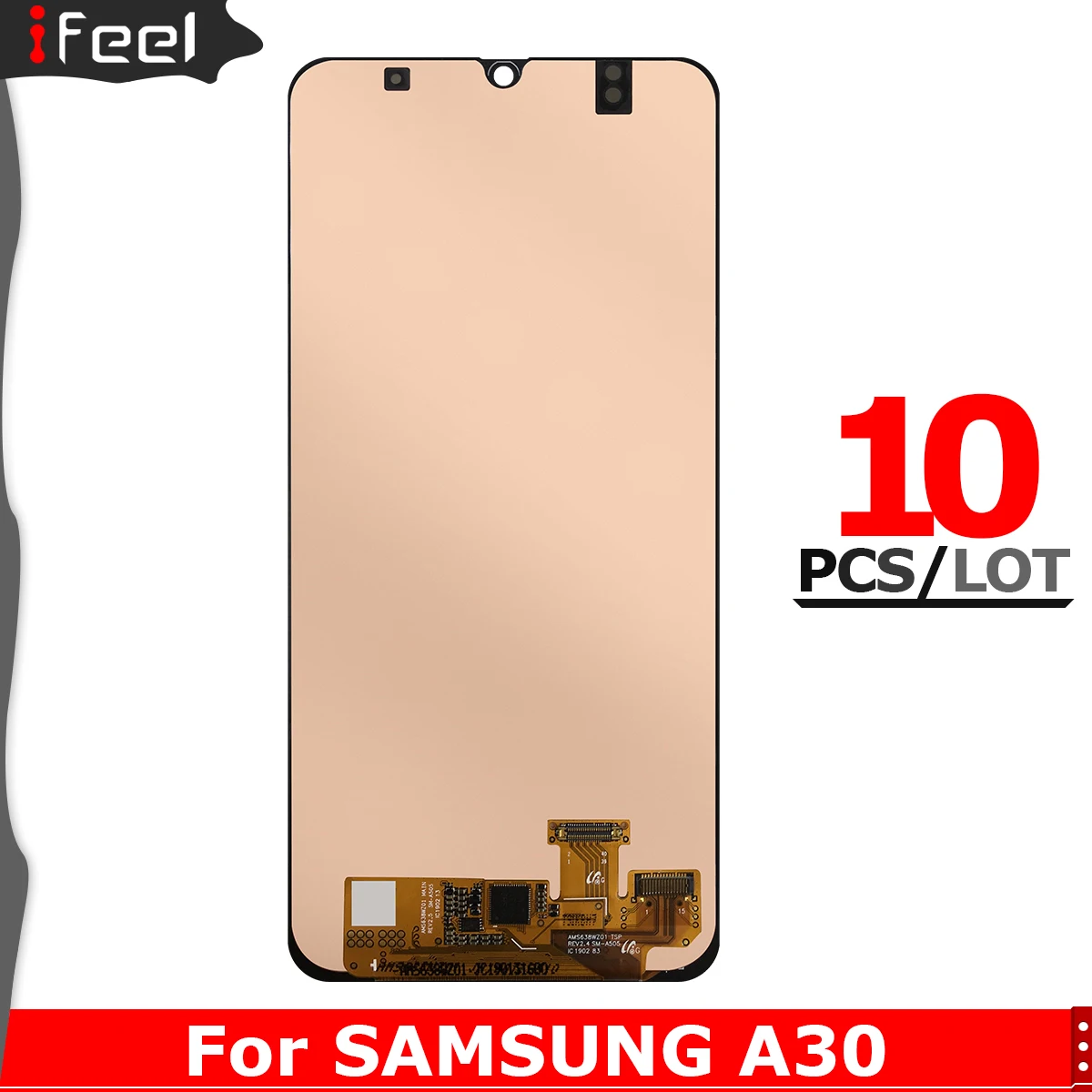 ЖК-дисплей 10 шт./лот A30 для Samsung galaxy A305/DS A305F A305FD A305A с сенсорным экраном и