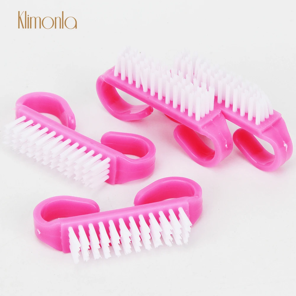 

Wholesale 50Pcs/Bag Cleaning Dust Brush Tool Pink Nail Brush Nail Art Care Manicure Tools Dust Remove Dust Small Clean Salon
