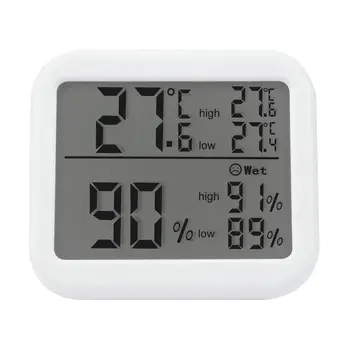 

Digital Thermometer Humidity Monitor ℃ & ℉ Max Min Record for Home Greenhouse U1JB