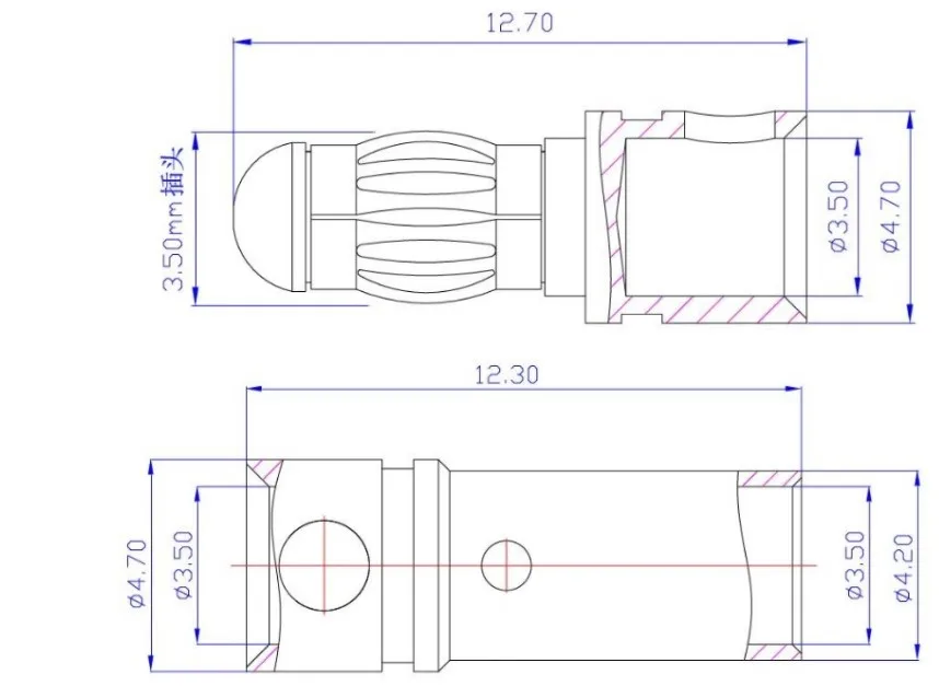 3.5mm banana connector