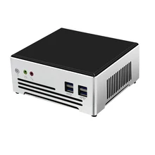 TOPTON Günstigste i7 i9 Mini PC Intel Core i9 10880H 9880H Windows 10 Pro Barebone Desktop-Computer 2 * DDR4 4K HTPC minipc 2 Nics