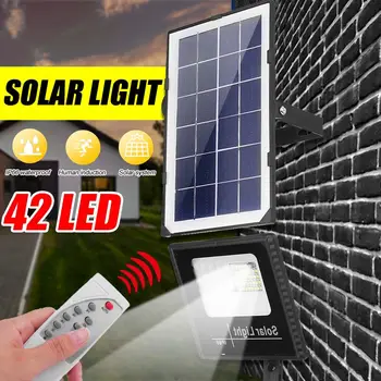 

42 LED Solar Light Outdoor Solar Lamp PIR Motion Sensor Wall Light IP66 Solar Powered Sunlight With Remote Control for Garden
