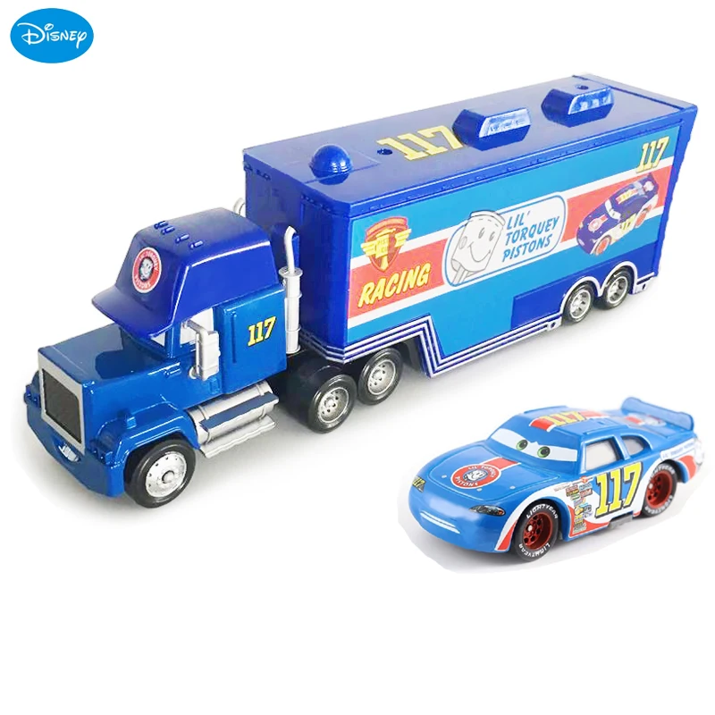 New Disney Pixar Car 3 Lightning McQueen Jackson Storm Ten Letter Horse Mac Uncle Truck 1:55 Die Cast Model Children's Toy Gift - Bilde 4