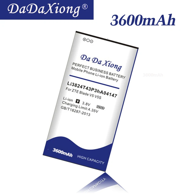 3600mAh Li3824T43P3hA04147 Battery Red Bull V5 S For ZTE N9180 U9180 V9180 N918ST Cell Phone Bateria | Мобильные телефоны и