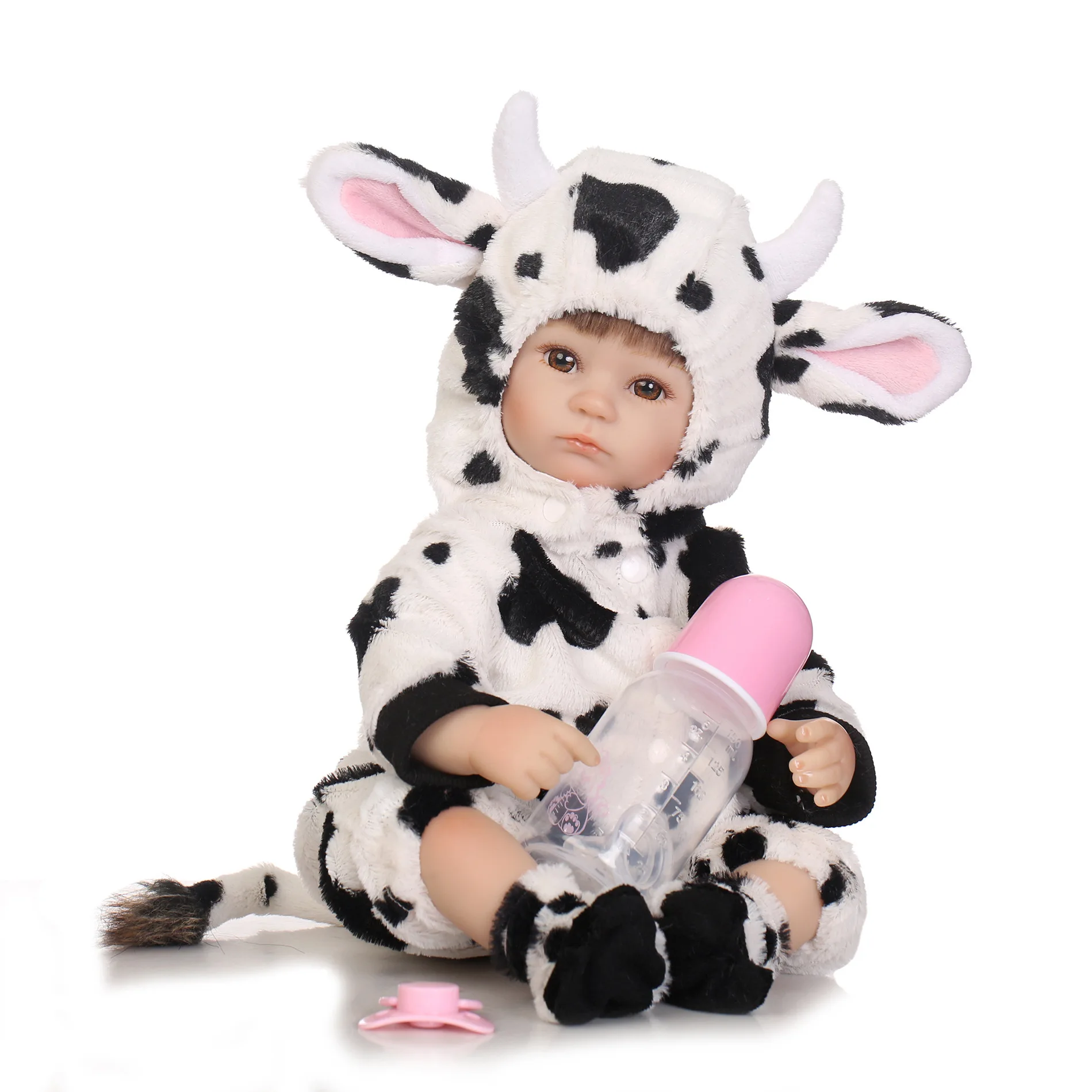 Sleeping Silicone Doll Baby 40CM 14inch NPK Bebe Reborn Dolls Girl Lifelike Fashion Boy Newborn Babies |