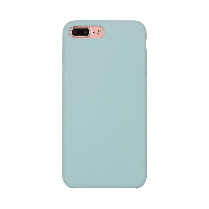 Роскошный официальный жидкий силиконовый чехол для iPhone 11 Pro Max X XS XR iPhone 6 S 6 S 7 8 Plus 6Plus 7Plus 8 Plus чехол для телефона - Цвет: Sapphire blue