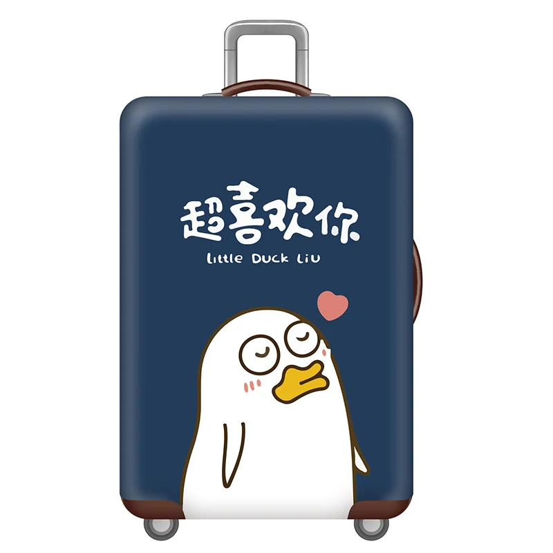 F Luggage cover Эластичный Защитный чехол для багажа, защитный чехол, чехол на колесиках, чехол s, чехлы для 18-32 дюймов, чехол для костюма, аксессуары для путешествий - Цвет: F Luggage cover
