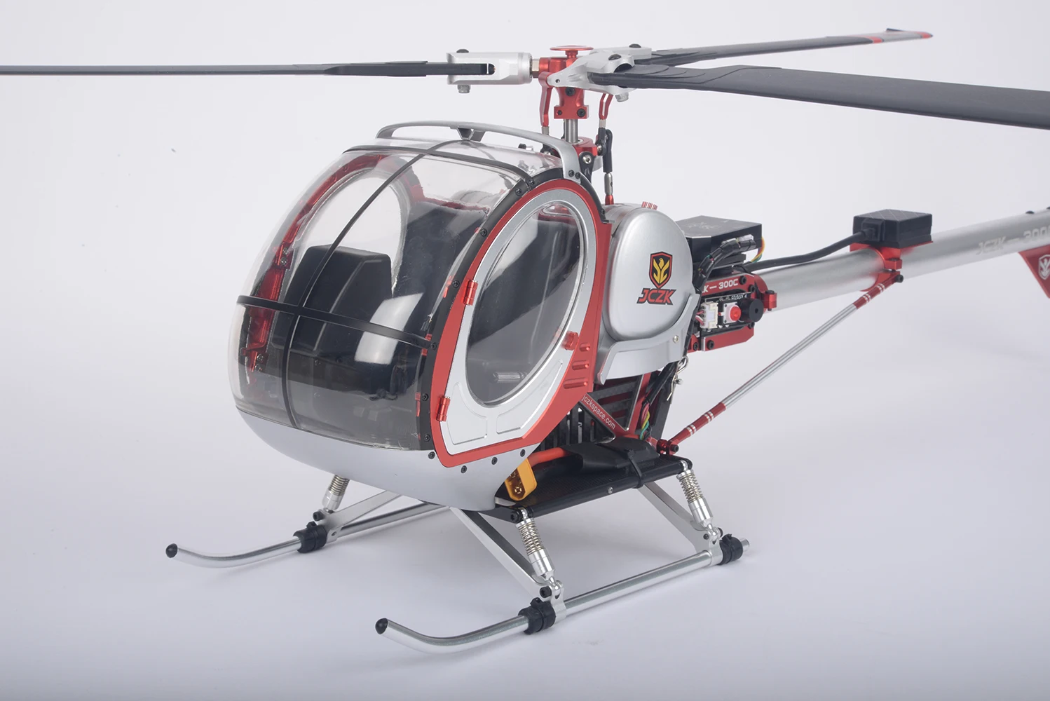 Вертолет на радиоуправлении Schwarzer 300C Hughes 9CH бесщеточный RTF полностью