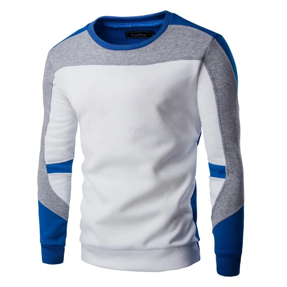 

ZOGAA Hoodies Men Spring Autumn Winter Mens Sweater Guys Boy Cotton Hip-hop Patchwork Stitching Sweater Male Casual Warm Sweater