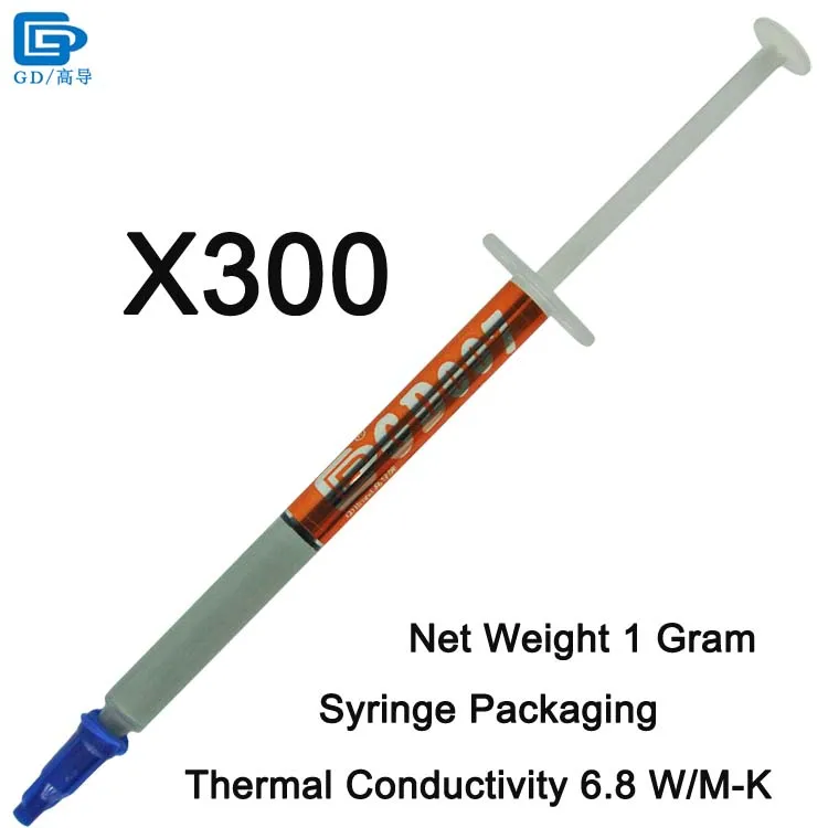GD007 Термальность пасту смазка Компаунд силиконовый High End серый SSY1 SY1 SY3 SY7 SY15 SY30 BX3 CN30 CN150 CN1000 - Цвет лезвия: GD007-SY1 300 Pieces