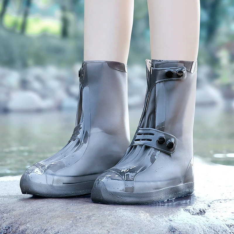 1 Pair Non Slip Silicone Waterproof Shoe Covers Outdoor Travel Rainy